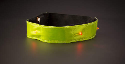 Reflecterend strap met led zilver 1 kleur tp 9762