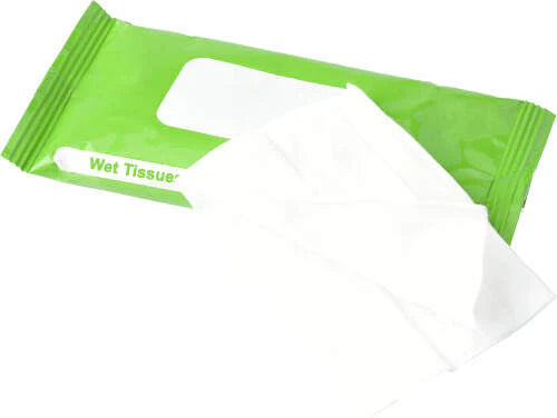 Vochtige doekjes, 10 stuks wit 1 kleur tp 13056