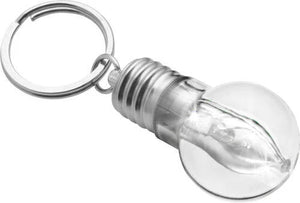 Sleutelhanger met lamp zilver 2 kleuren tp 11444
