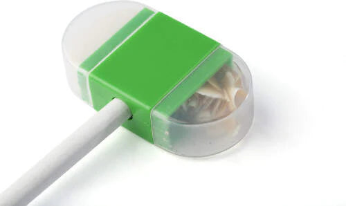 Puntenslijper met gum geel 2 kleuren tp 9688