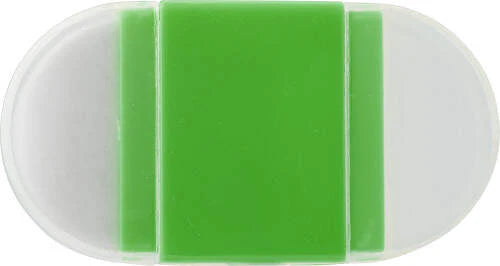 Puntenslijper met gum wit 3 kleuren tp 9694