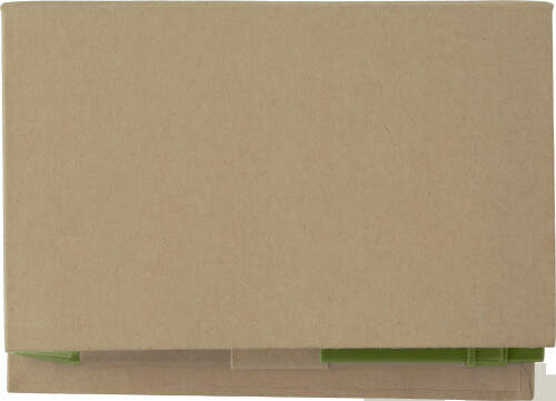 Notitieblok met balpen lichtgroen 3 kleuren tp 8354