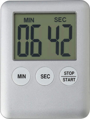 Keukentimer zilver 3 kleuren tp 6355