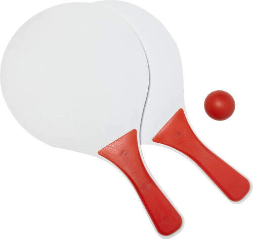 strand/beachballset rood 1 kleur zd 12007