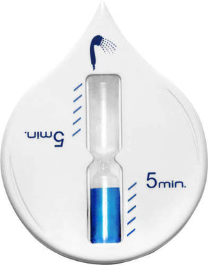Douche zandloper wit 2 kleuren tp 2907