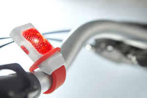 fietslampje met 4 LED lampjes blauw 2 kleuren tp 3736