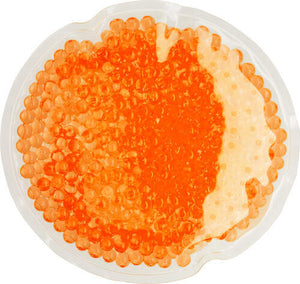 Ronde PVC hot/cold pack lichtblauw onbedrukt 10070