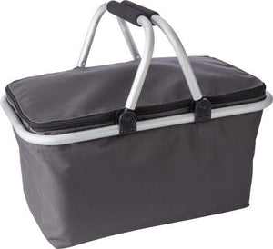 Opvouwbare mand met koelvak donkerblauw Full colour 8728