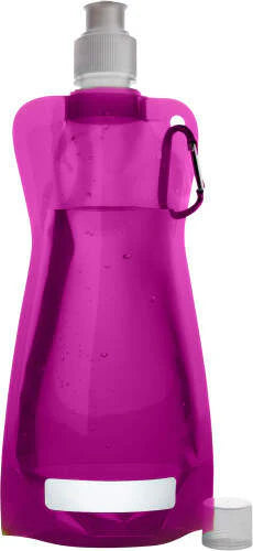 Opvouwbare waterfles geel 1 kleur tp 8763