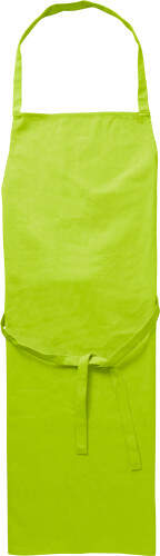 Katoenen keukenschort zwart 2 kleuren zd 5869