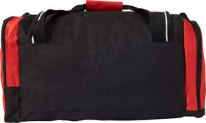 Polyester (600D) sporttas zwart onbedrukt 9492
