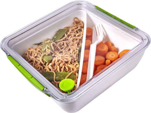 broodtrommel / lunchbox (920ml) wit 2 kleuren tp 1887