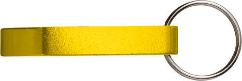 Flesopener met sleutelhanger groen Graveren 3876