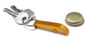 Flesopener met sleutelhanger zwart 2 kleuren tp 3878
