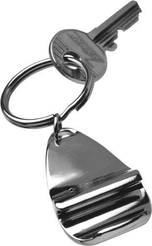 Flesopener zilver onbedrukt 3905