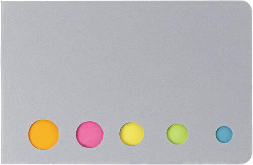 Memoboekje met 5 verschillende kleuren zwart 2 kleuren tp 7826