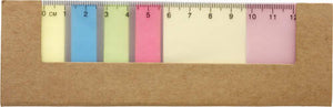 Memoblokhouder bruin 3 kleuren tp 7824