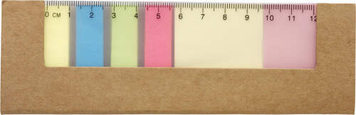 Memoblokhouder bruin 3 kleuren tp 7824