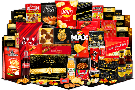 Kerstpakket Genieten in rood zwart