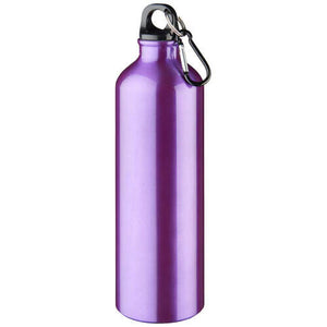Pacific drinkfles met karabijnhaak zilver 3 kleuren tp 8914