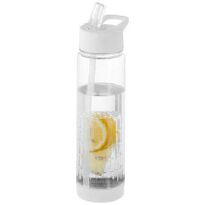 Tuttifrutti infuser drinkfles transparant 3 kleuren tp 12709