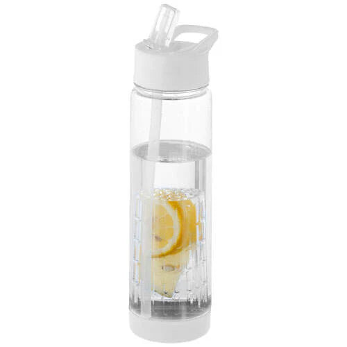 Tuttifrutti infuser drinkfles transparant 3 kleuren tp 12709