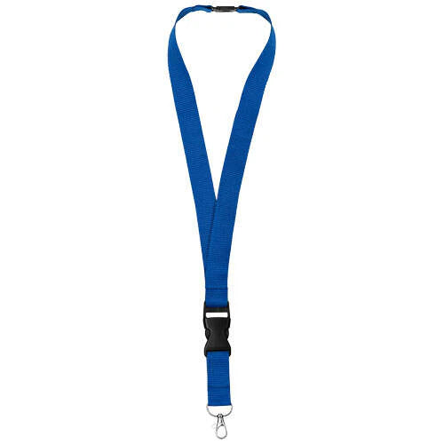 Yogi lanyard met veiligheidssluiting rood 2 kleuren tr 13426