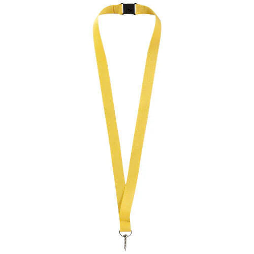 Iago lanyard met veiligheidssluiting zwart onbedrukt 5374