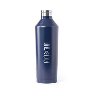 Geïsoleerde fles Gristel donkerblauw onbedrukt