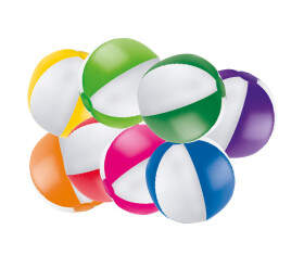 Strandbal Key West lichtgroen 1 kleur tp 12031