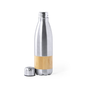 Fles gids zilver onbedrukt