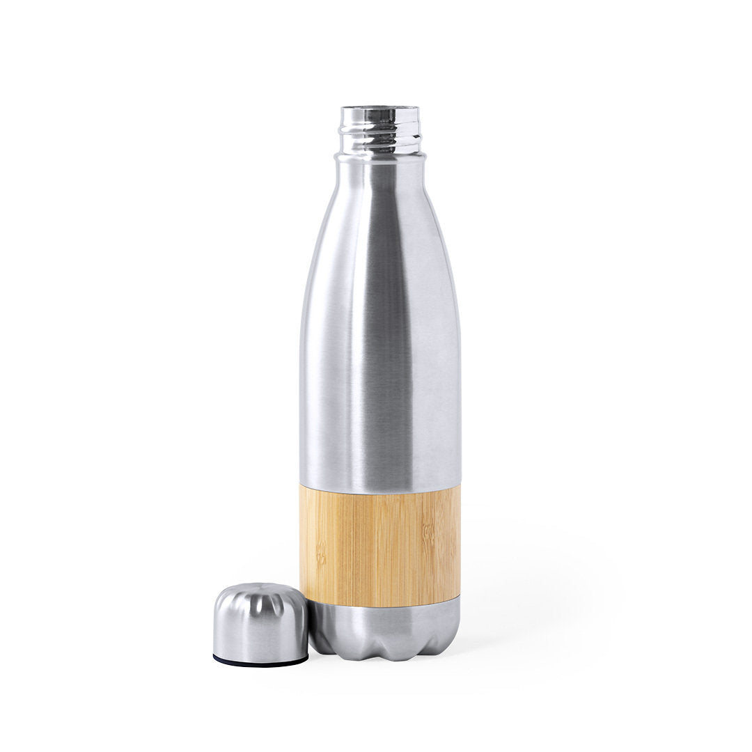 Fles gids zilver onbedrukt