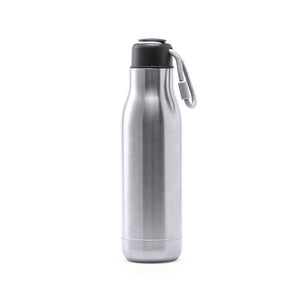 Geïsoleerde fles Higrit zilver Graveren