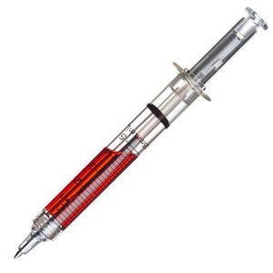 Kunststof Balpen Injection 1 rood 1 kleur tp 6799
