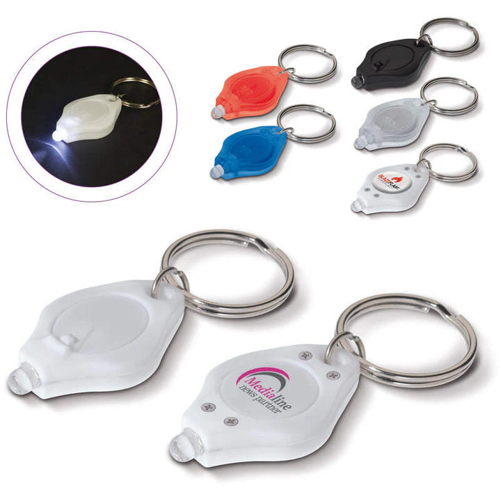 Mini sleutelhanger lampje bedrukken