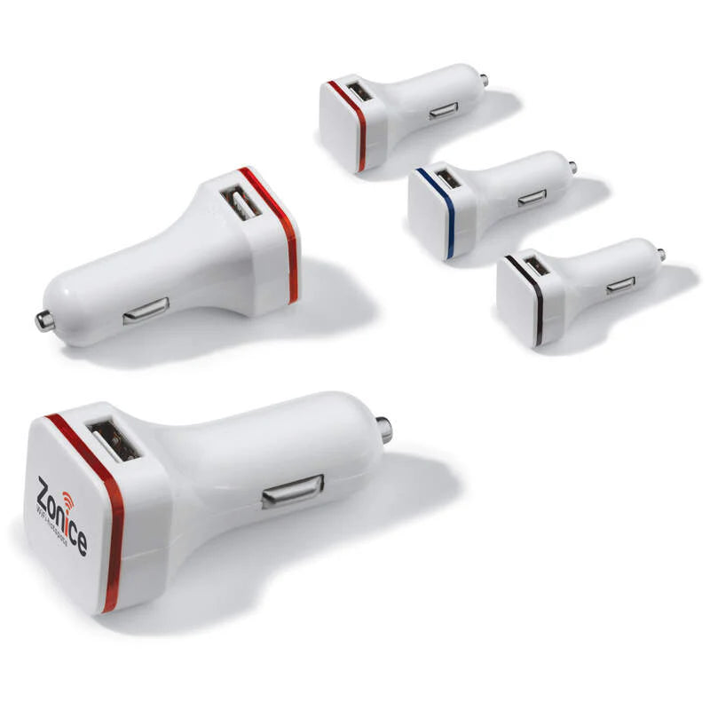 USB auto oplader vierkant bedrukken