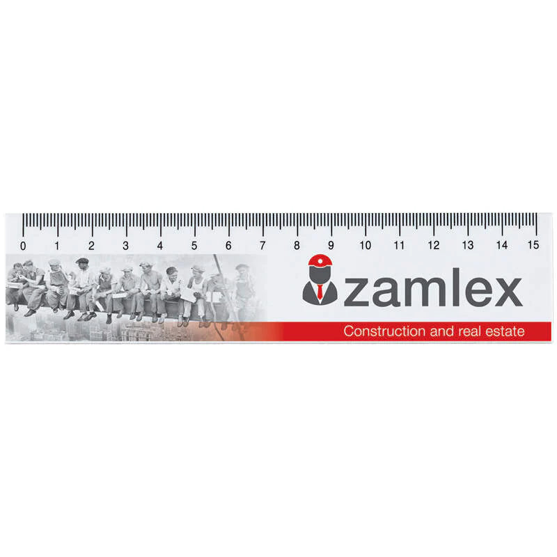 Liniaal 15 cm bedrukken