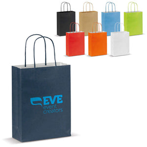 Papieren tas klein Eco look bedrukken