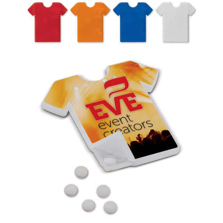 Pepermuntdoosje T-shirt bedrukken