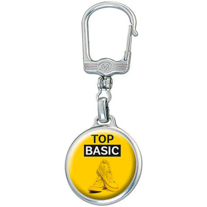 Metalen sleutelhanger met logo