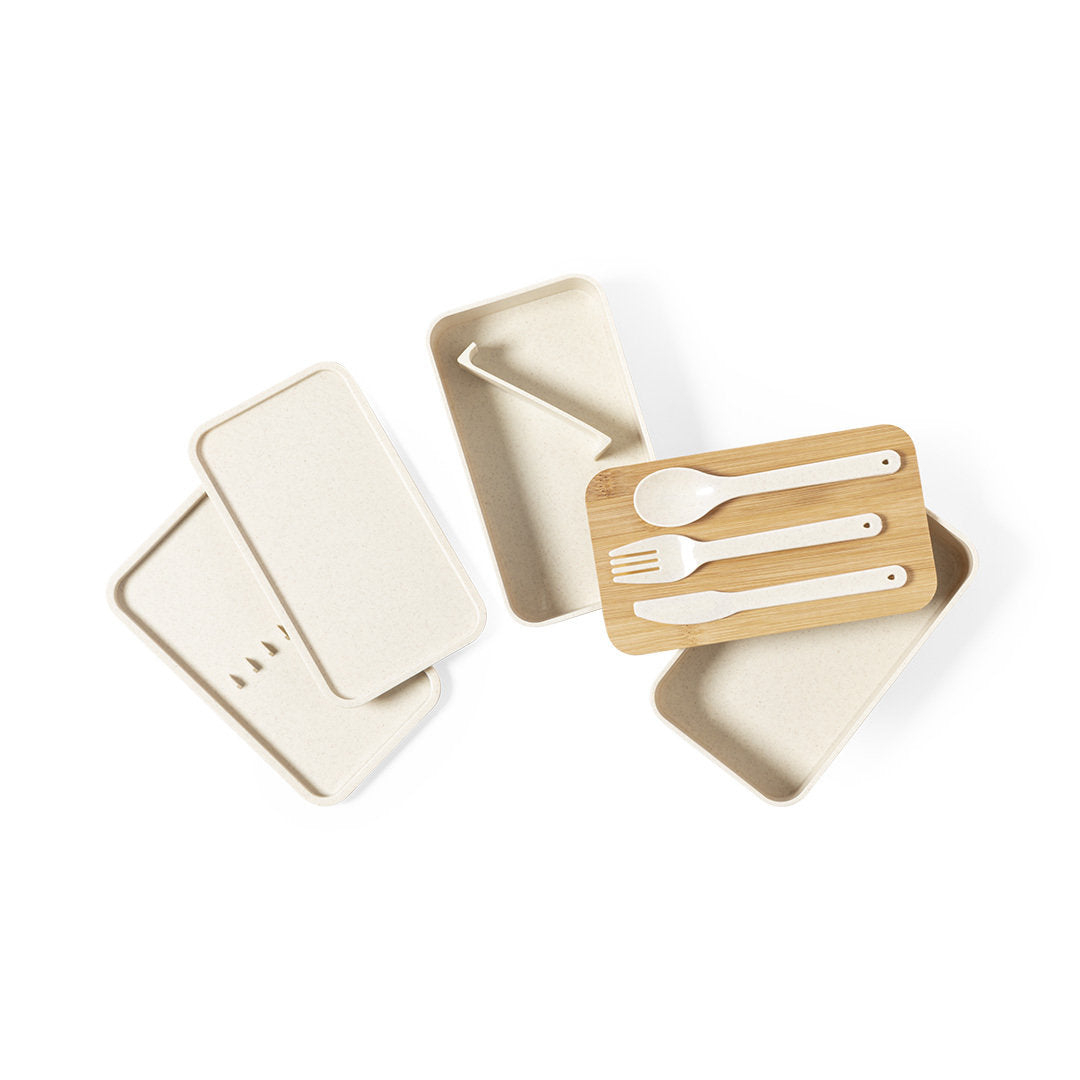 Lunchbox Bawar zwart onbedrukt