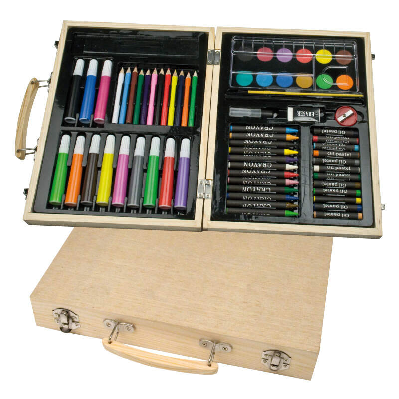 Houten tekenset Maxi bedrukken