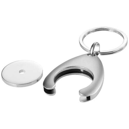 Sleutelhanger met winkelwagenmuntje houder  sample