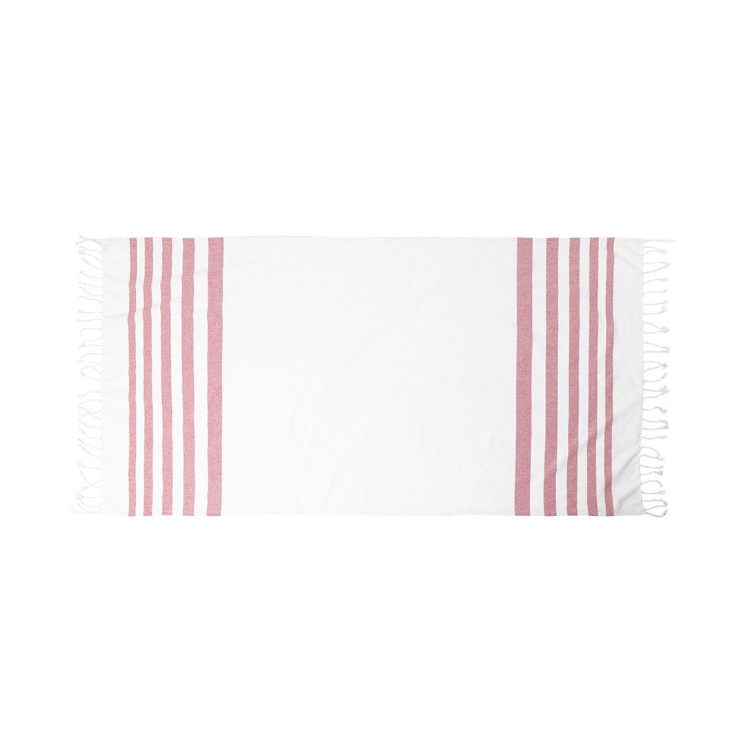 Handdoek Pareo Sally rood onbedrukt
