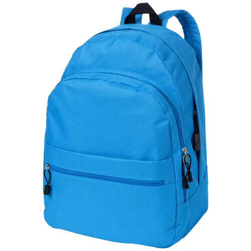 Trend polyester rugzak turquoise 1 kleur zd 12680