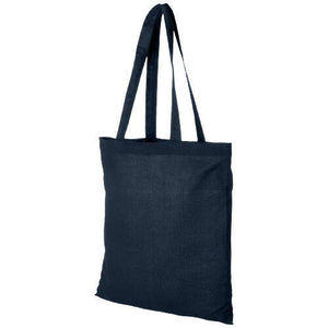 Carolina 100 g/m&sup2; katoenen draagtas zwart 2 kleuren zd 2178