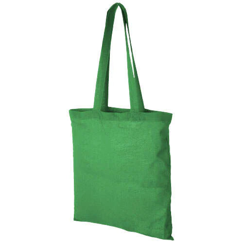Carolina 100 g/m&sup2; katoenen draagtas zwart 2 kleuren tr 2177