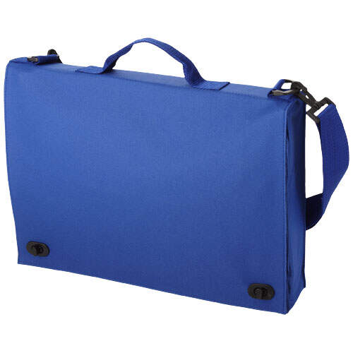 Santa Fee polyester conferentietas donkerblauw 1 kleur zd 10673