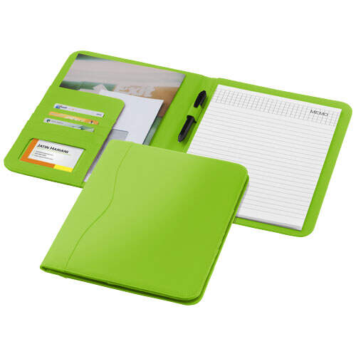Ebony A4 portfolio turquoise 1 kleur zd 3497