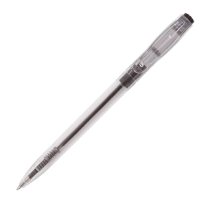 SAL balpen transparant 72u zwart 1 kleur 10648
